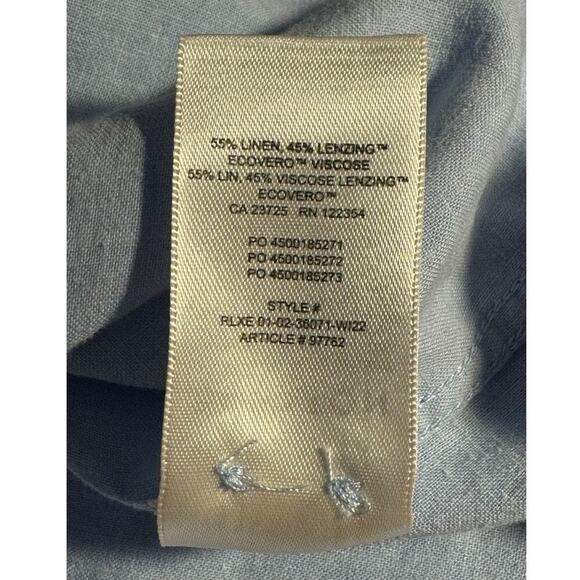 Aritzia Babaton Women's Light Blue Button Down‎ Blouse Size Small Long Sleeve - Picture 8 of 8